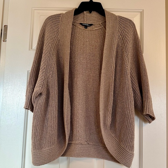 George Sweaters - Tan shrug in excellent condition